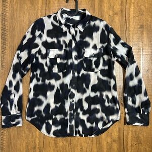 Calvin Klein Printed Relaxed Utility Button-Down
Shirt